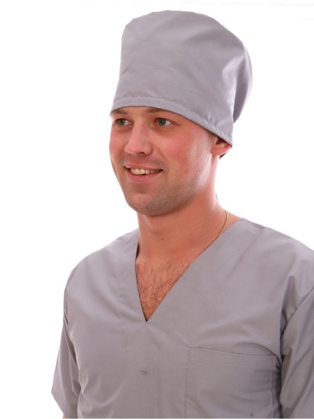 Колпак медицинский серый